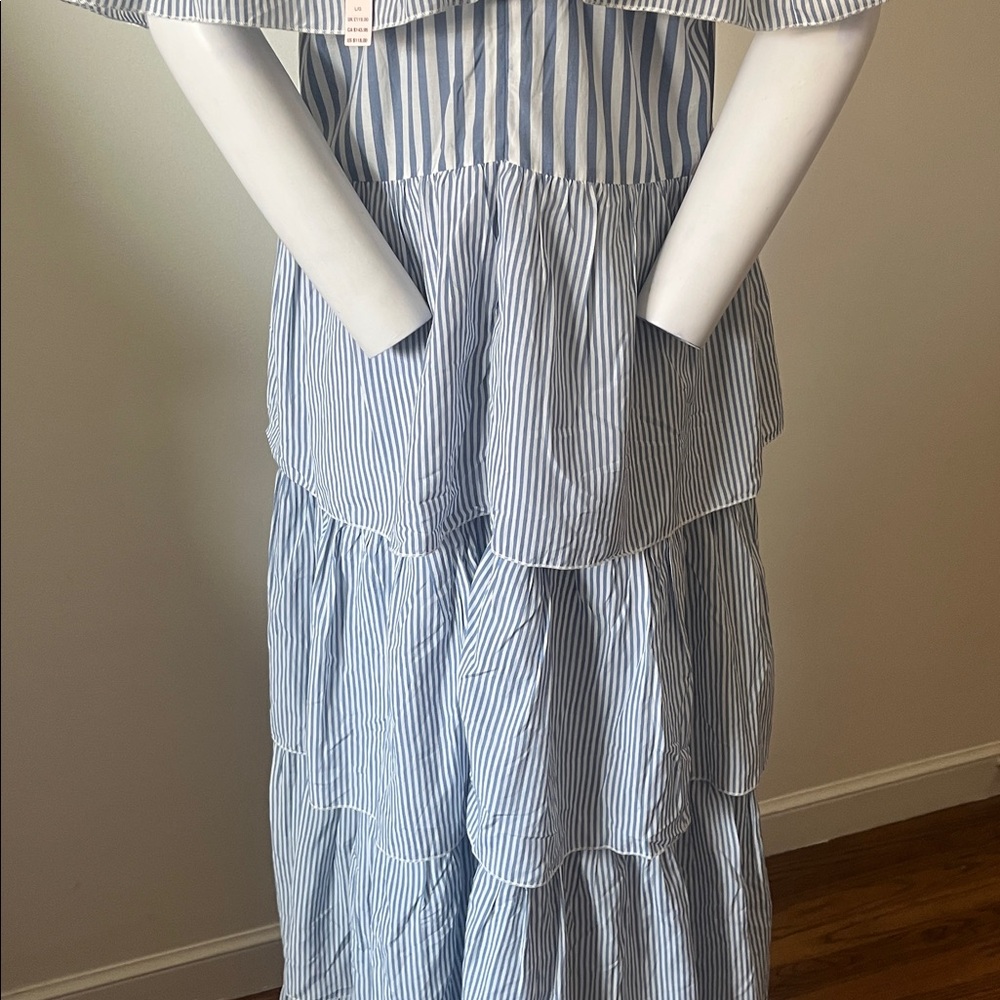 Victoria's Secret Dream Angels Wild at Heart Boho Tiered Ruffle MAXI DRESS L NWT - Picture 11 of 16